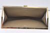 Authentic Christian Dior Clutch Hand Bag Purse Nylon Leather Beige CD 0995K