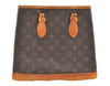 Authentic Louis Vuitton Monogram Bucket PM Shoulder Tote Bag M42238 Junk 0996K