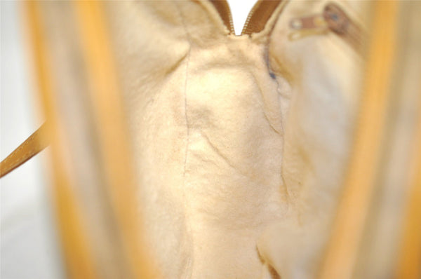 Authentic GUCCI Micro GG PVC Leather Shoulder Cross Body Bag Brown 0997I