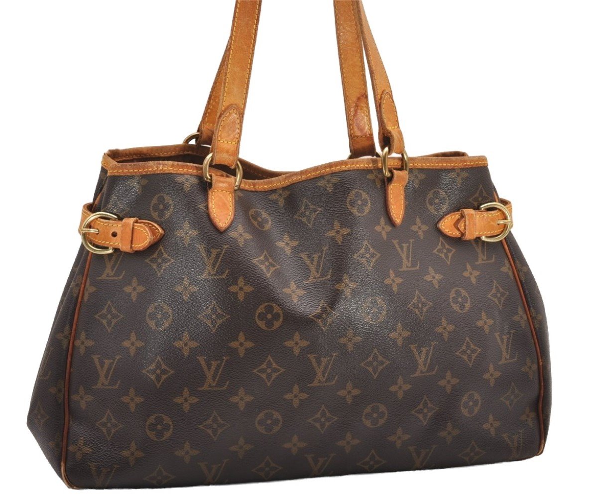 Authentic Louis Vuitton Monogram Batignolles Horizontal Tote Bag M51154 LV 0998J