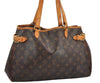 Authentic Louis Vuitton Monogram Batignolles Horizontal Tote Bag M51154 LV 0998J