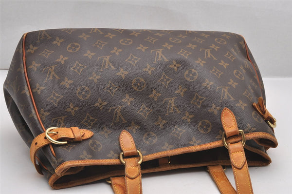 Authentic Louis Vuitton Monogram Batignolles Horizontal Tote Bag M51154 LV 0998J