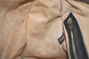 Authentic Christian Dior Trotter Hand Boston Bag Canvas Leather Black 0998K