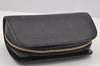 Authentic Louis Vuitton Epi Dauphine Cosmetic Pouch Black M48442 LV 0999I