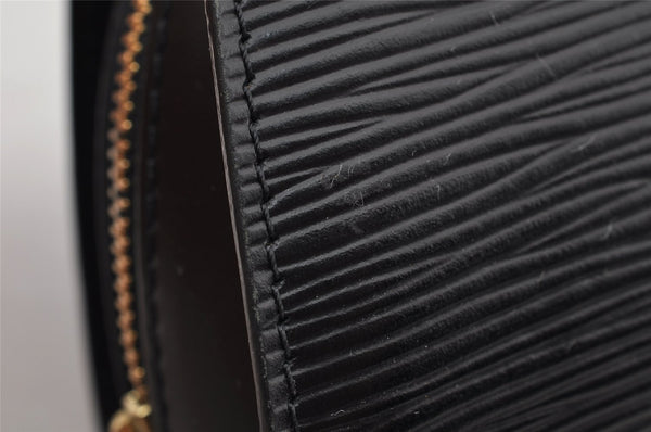 Authentic Louis Vuitton Epi Dauphine Cosmetic Pouch Black M48442 LV 0999I