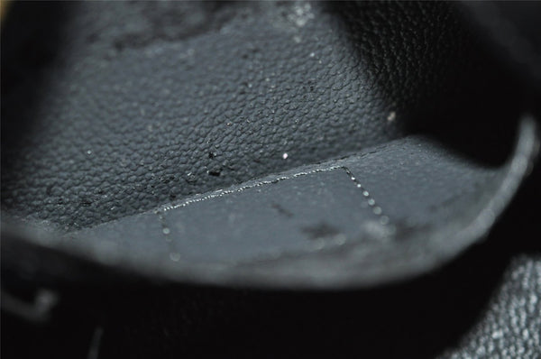 Authentic Louis Vuitton Epi Dauphine Cosmetic Pouch Black M48442 LV 0999I