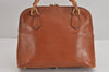 Authentic GUCCI Bamboo 2Way Shoulder Hand Bag Purse Leather Brown Junk 0999J
