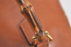 Authentic GUCCI Bamboo 2Way Shoulder Hand Bag Purse Leather Brown Junk 0999J