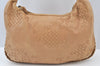 Authentic BOTTEGA VENETA Intrecciato Leather Shoulder Hand Bag Beige 1000J