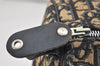 Authentic Christian Dior Trotter Hand Boston Bag Purse Canvas Leather Blue 1000K