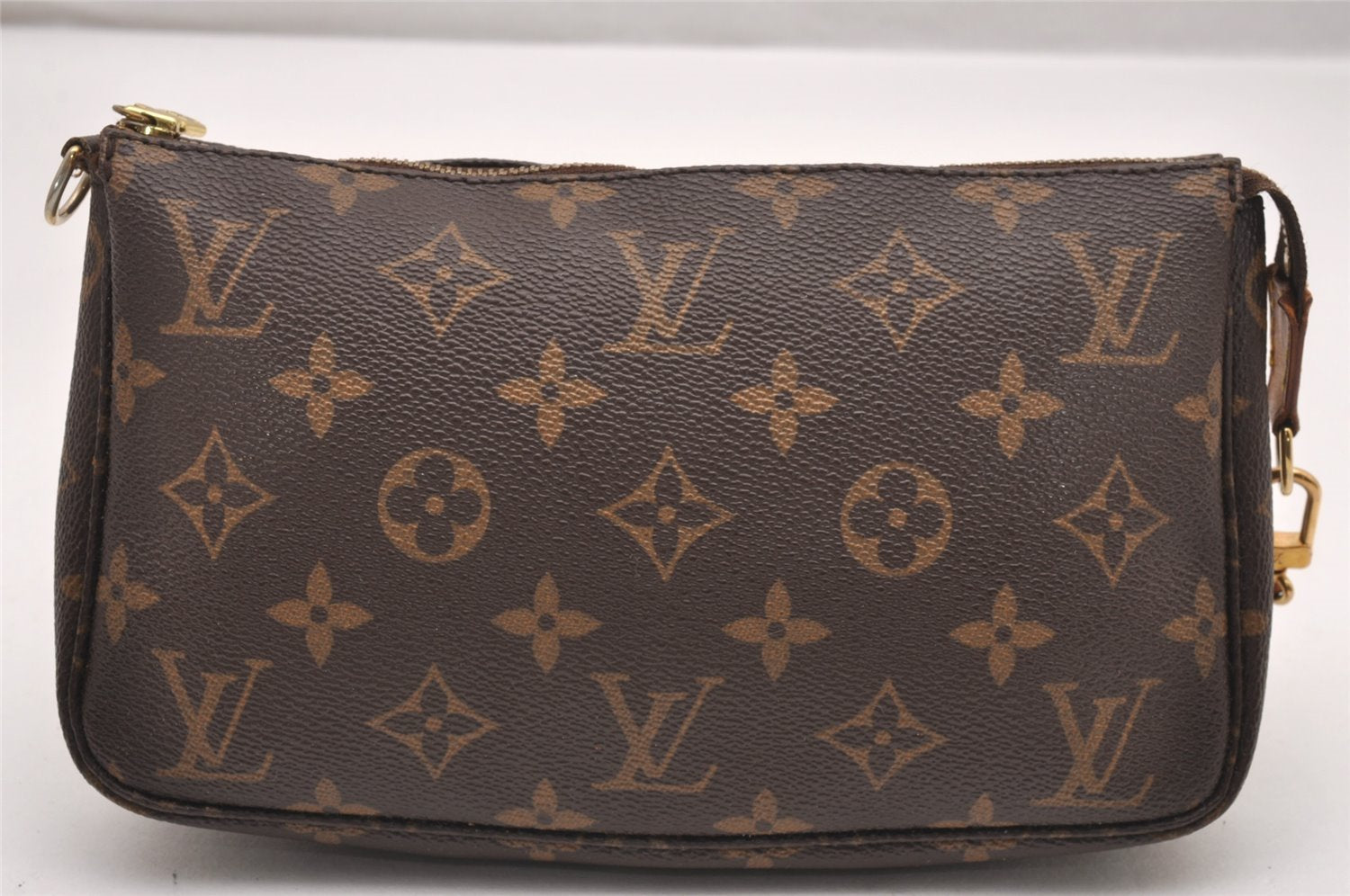 Authentic Louis Vuitton Monogram Pochette Accessoires Pouch M51980 LV Junk 1002J