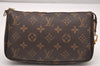 Authentic Louis Vuitton Monogram Pochette Accessoires Pouch M51980 LV Junk 1002J