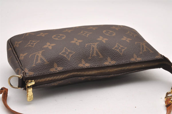 Authentic Louis Vuitton Monogram Pochette Accessoires Pouch M51980 LV Junk 1002J