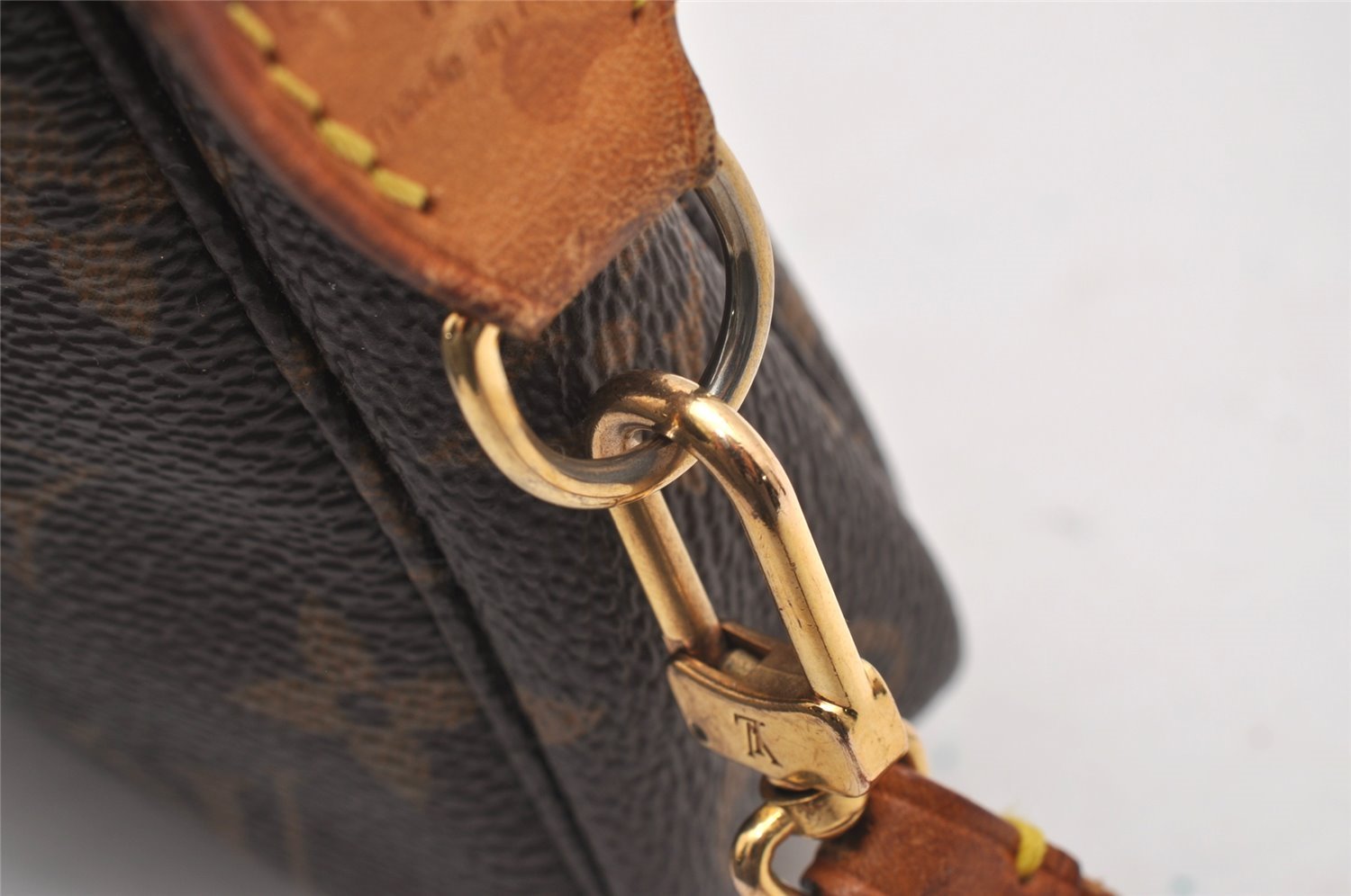 Authentic Louis Vuitton Monogram Pochette Accessoires Pouch M51980 LV Junk 1002J