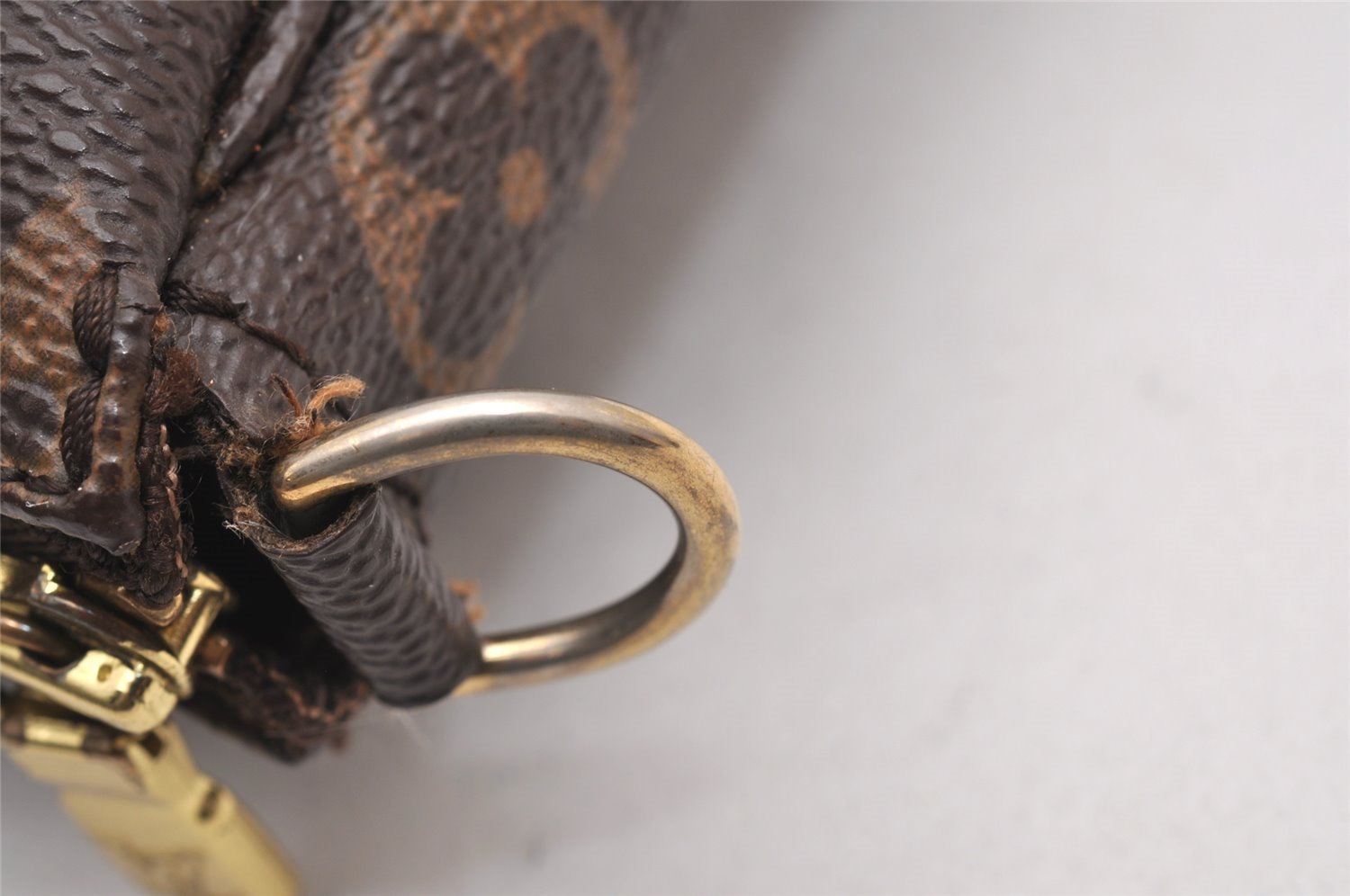 Authentic Louis Vuitton Monogram Pochette Accessoires Pouch M51980 LV Junk 1002J