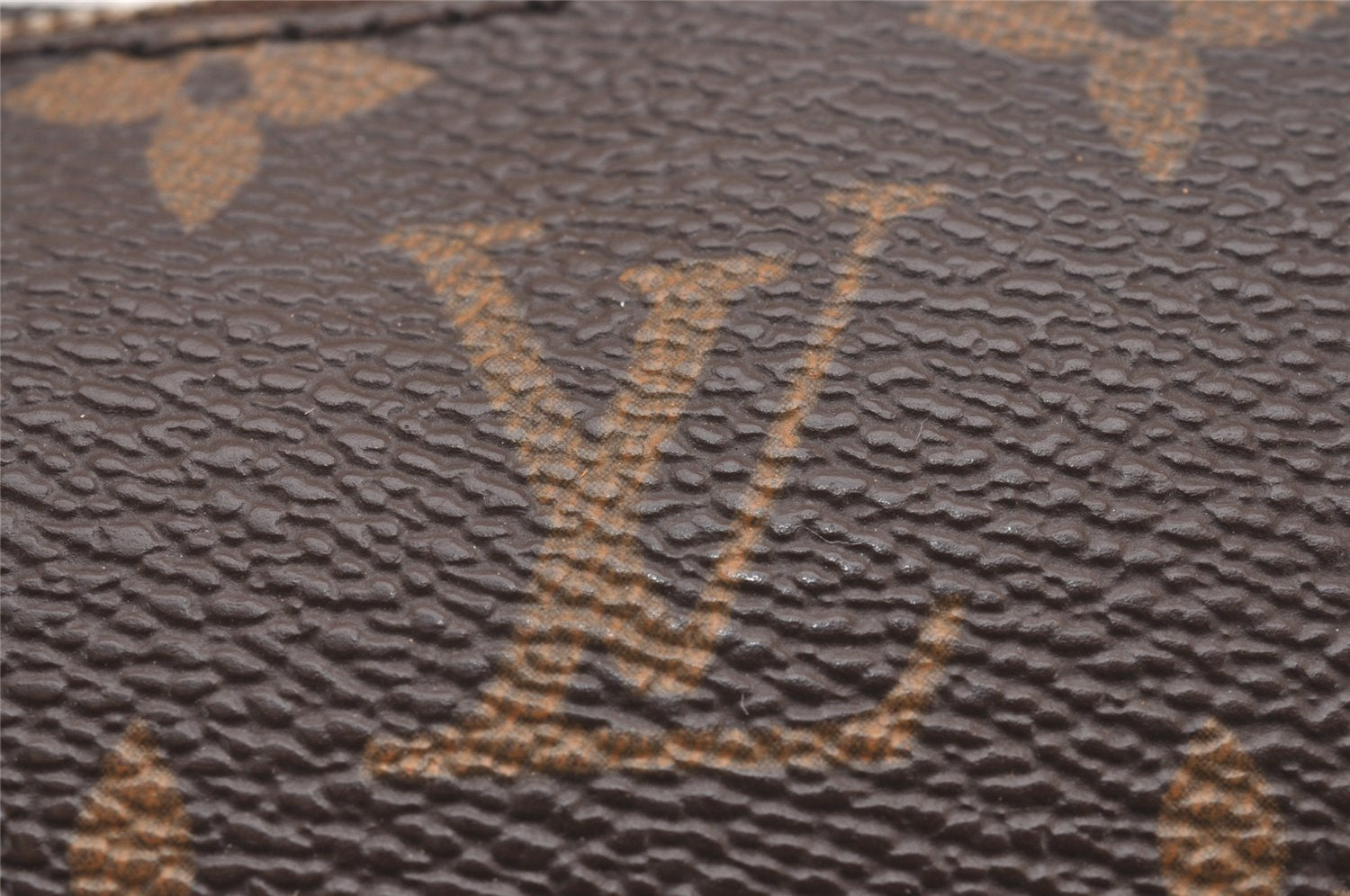 Authentic Louis Vuitton Monogram Pochette Accessoires Pouch M51980 LV Junk 1002J