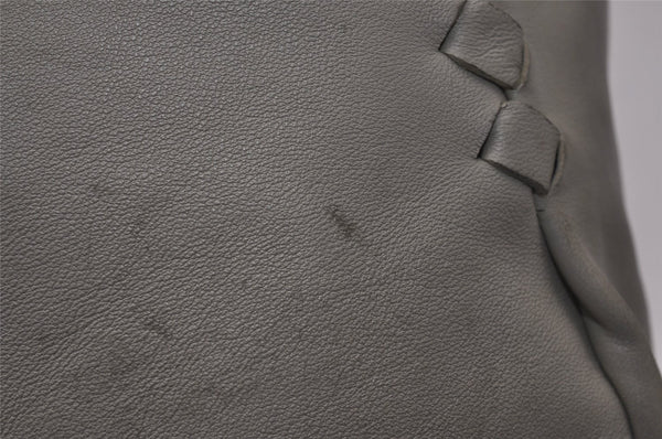Authentic BOTTEGA VENETA Intrecciato Leather Shoulder Bag Purse White 1003J