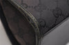 Authentic GUCCI Jackie Shoulder Hand Bag GG Canvas Leather 0021067 Black 1003K