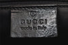 Authentic GUCCI Jackie Shoulder Hand Bag GG Canvas Leather 0021067 Black 1003K