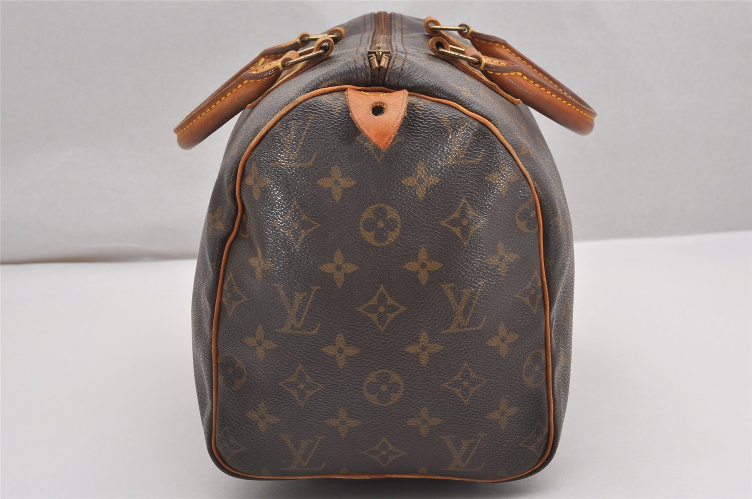 Authentic Louis Vuitton Monogram Speedy 30 Hand Boston Bag M41526 Junk 1004J