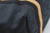 Authentic GUCCI Sherry Line Hand Tote Bag GG Canvas Leather Black 1004K