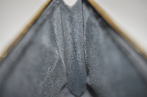 Authentic Louis Vuitton Epi Pochette Accessoires Pouch Black M52942 LV 1005I