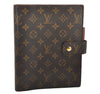 Authentic Louis Vuitton Monogram Agenda GM Notebook Cover R20106 LV 1005J