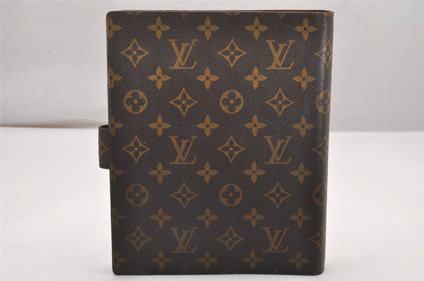 Authentic Louis Vuitton Monogram Agenda GM Notebook Cover R20106 LV 1005J