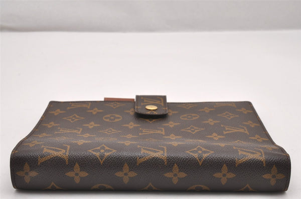 Authentic Louis Vuitton Monogram Agenda GM Notebook Cover R20106 LV 1005J