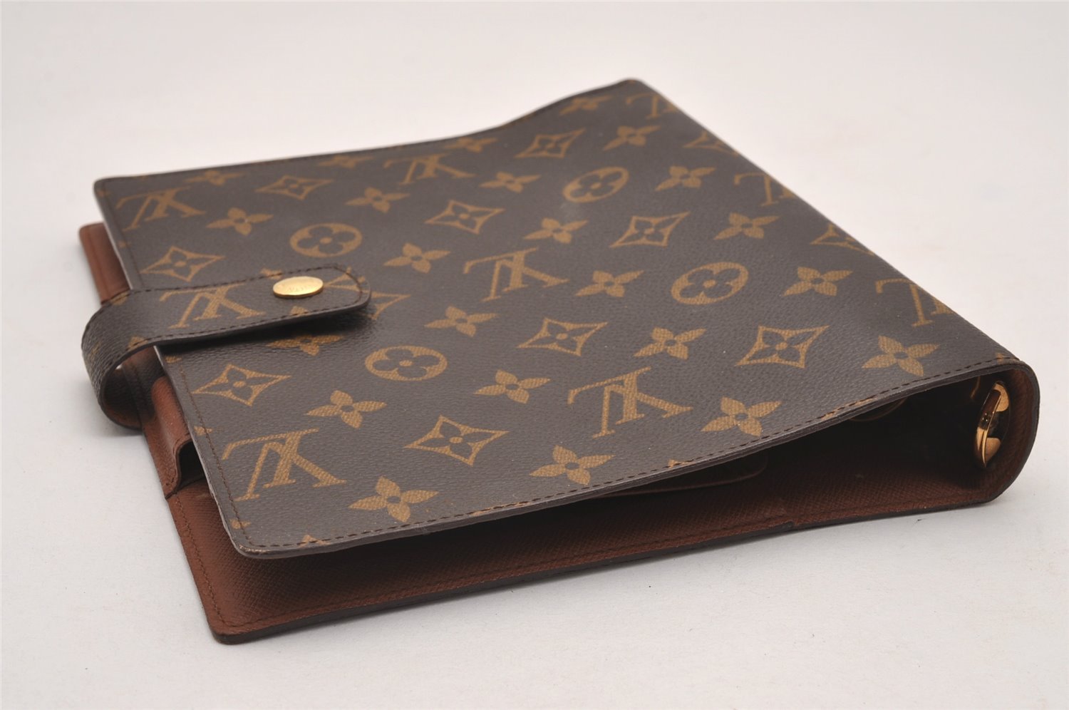 Authentic Louis Vuitton Monogram Agenda GM Notebook Cover R20106 LV 1005J