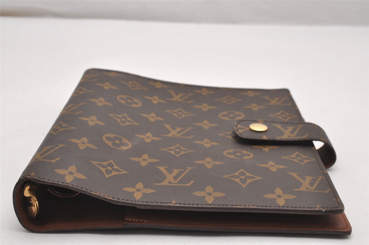 Authentic Louis Vuitton Monogram Agenda GM Notebook Cover R20106 LV 1005J