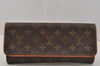 Authentic Louis Vuitton Monogram Pochette Twin GM Shoulder Bag M51852 LV 1006J