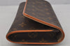 Authentic Louis Vuitton Monogram Pochette Twin GM Shoulder Bag M51852 LV 1006J
