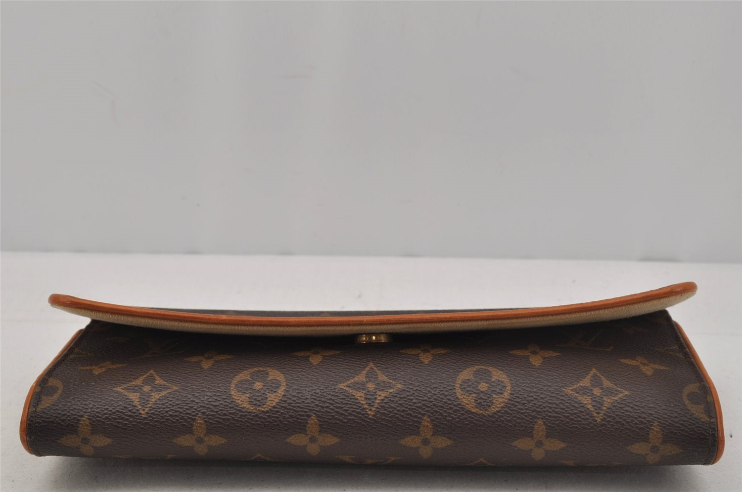 Authentic Louis Vuitton Monogram Pochette Twin GM Shoulder Bag M51852 LV 1006J