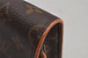 Authentic Louis Vuitton Monogram Pochette Twin GM Shoulder Bag M51852 LV 1006J