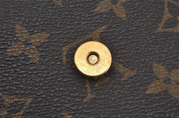 Authentic Louis Vuitton Monogram Pochette Twin GM Shoulder Bag M51852 LV 1006J