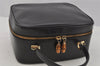 Authentic GUCCI Bamboo 2Way Shoulder Hand Bag Purse Leather Black 1007J