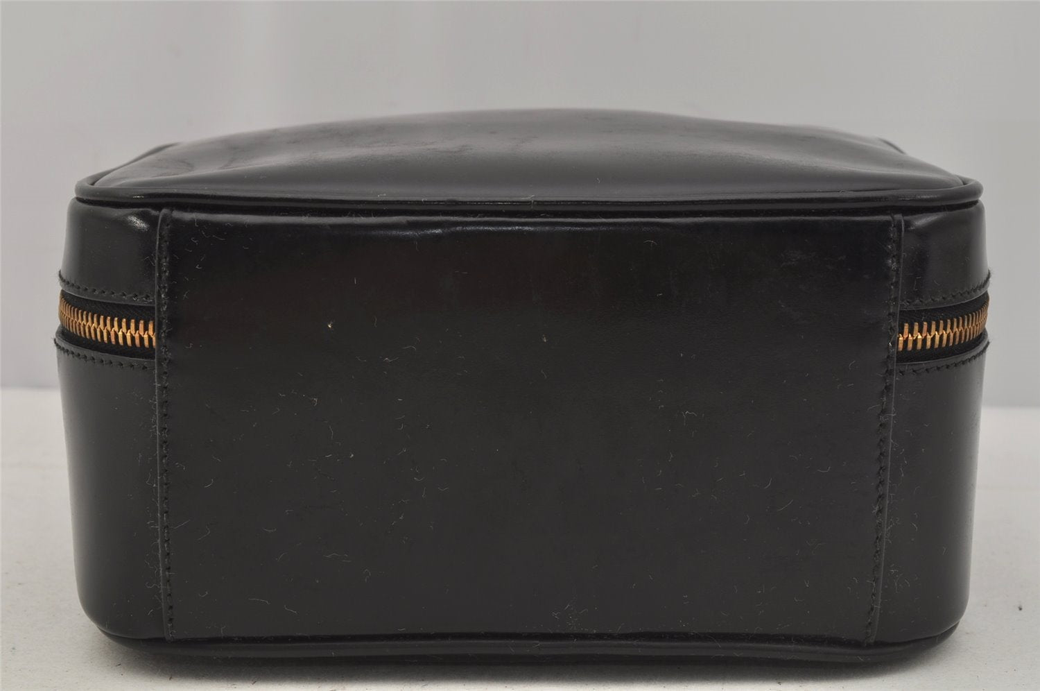 Authentic GUCCI Bamboo 2Way Shoulder Hand Bag Purse Leather Black 1007J