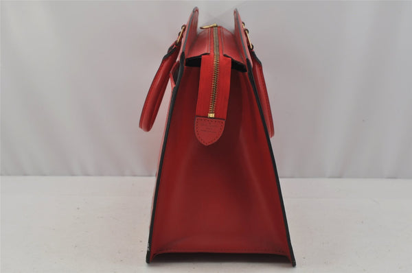 Authentic Louis Vuitton Epi Riviera Hand Bag Red M48187 LV Junk 1009J