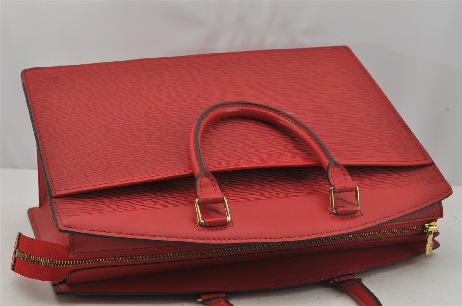 Authentic Louis Vuitton Epi Riviera Hand Bag Red M48187 LV Junk 1009J