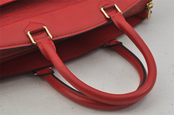 Authentic Louis Vuitton Epi Riviera Hand Bag Red M48187 LV Junk 1009J