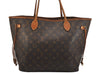 Authentic Louis Vuitton Monogram Neverfull MM Shoulder Tote Bag M40156 LV 1009K