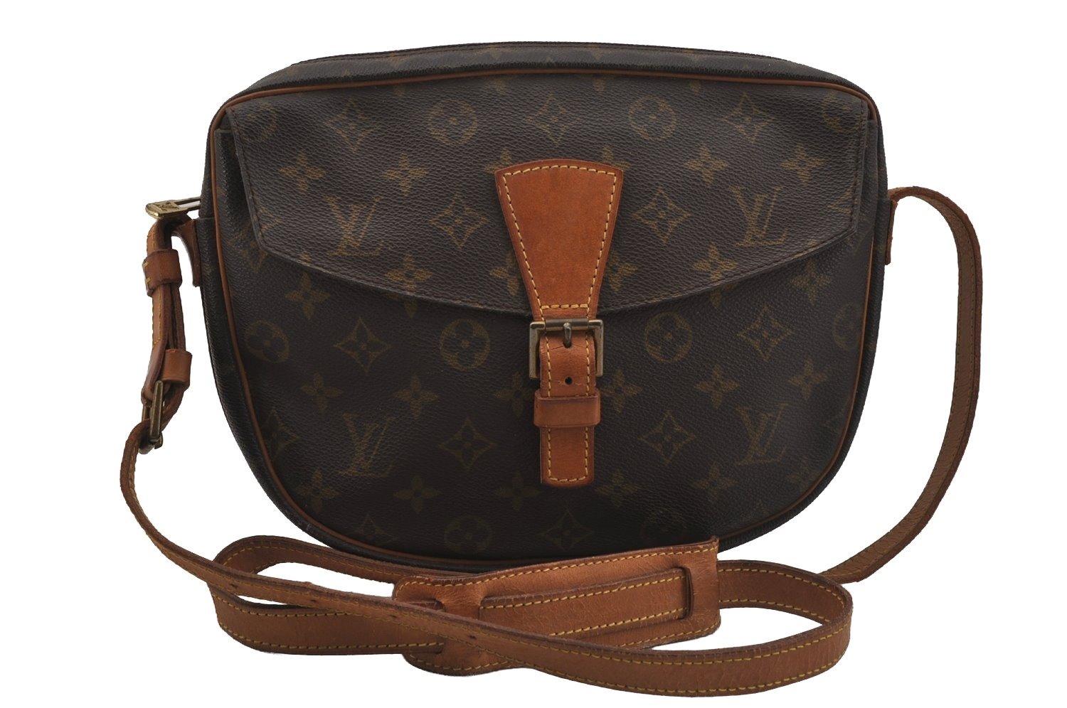 Authentic Louis Vuitton Monogram Jeune Fille MM M51226 Shoulder Cross Bag 1010J