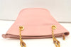 Authentic GUCCI Bamboo Shoulder Tote Bag Leather Pink Junk 1010K