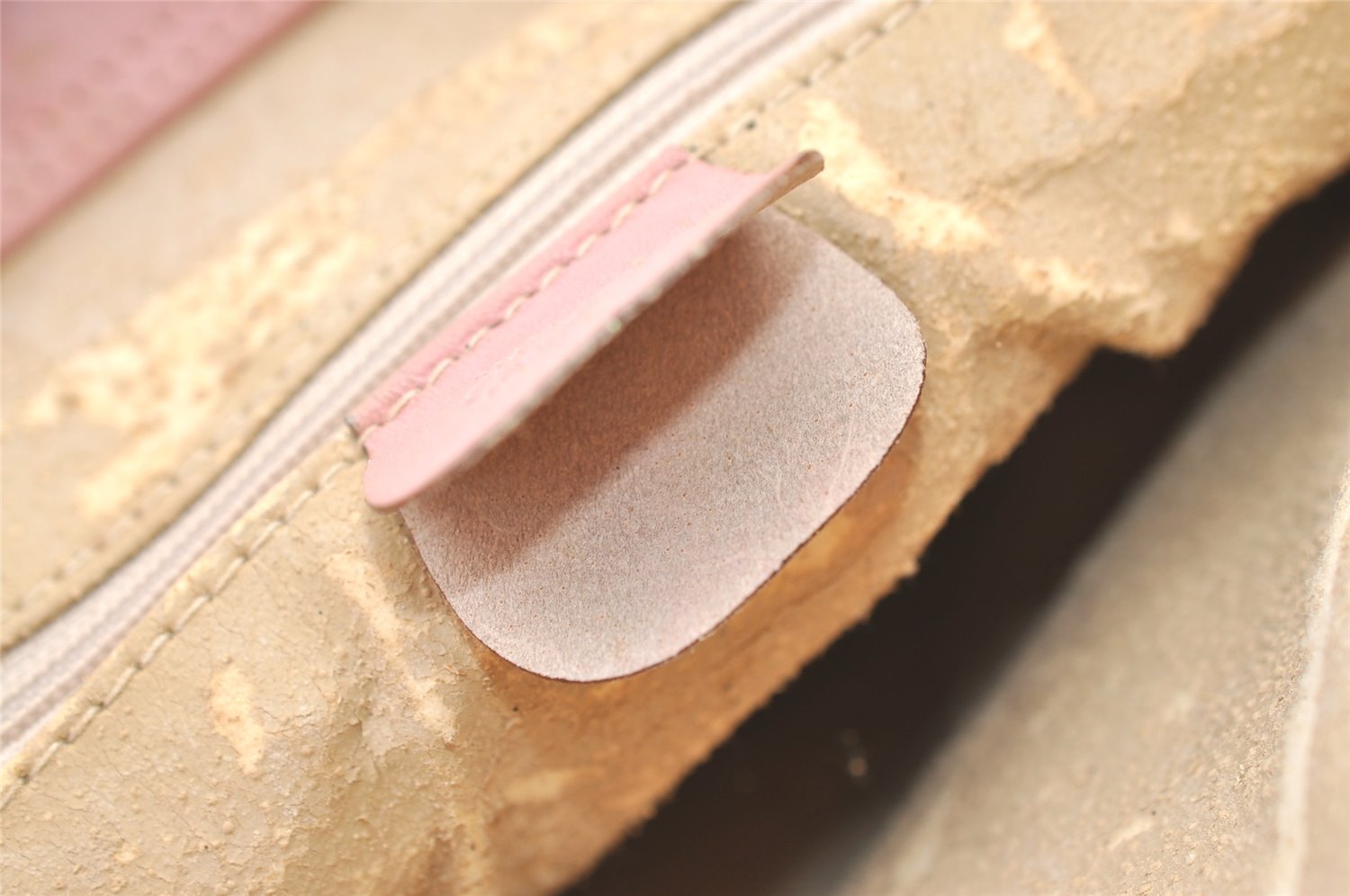 Authentic GUCCI Bamboo Shoulder Tote Bag Leather Pink Junk 1010K