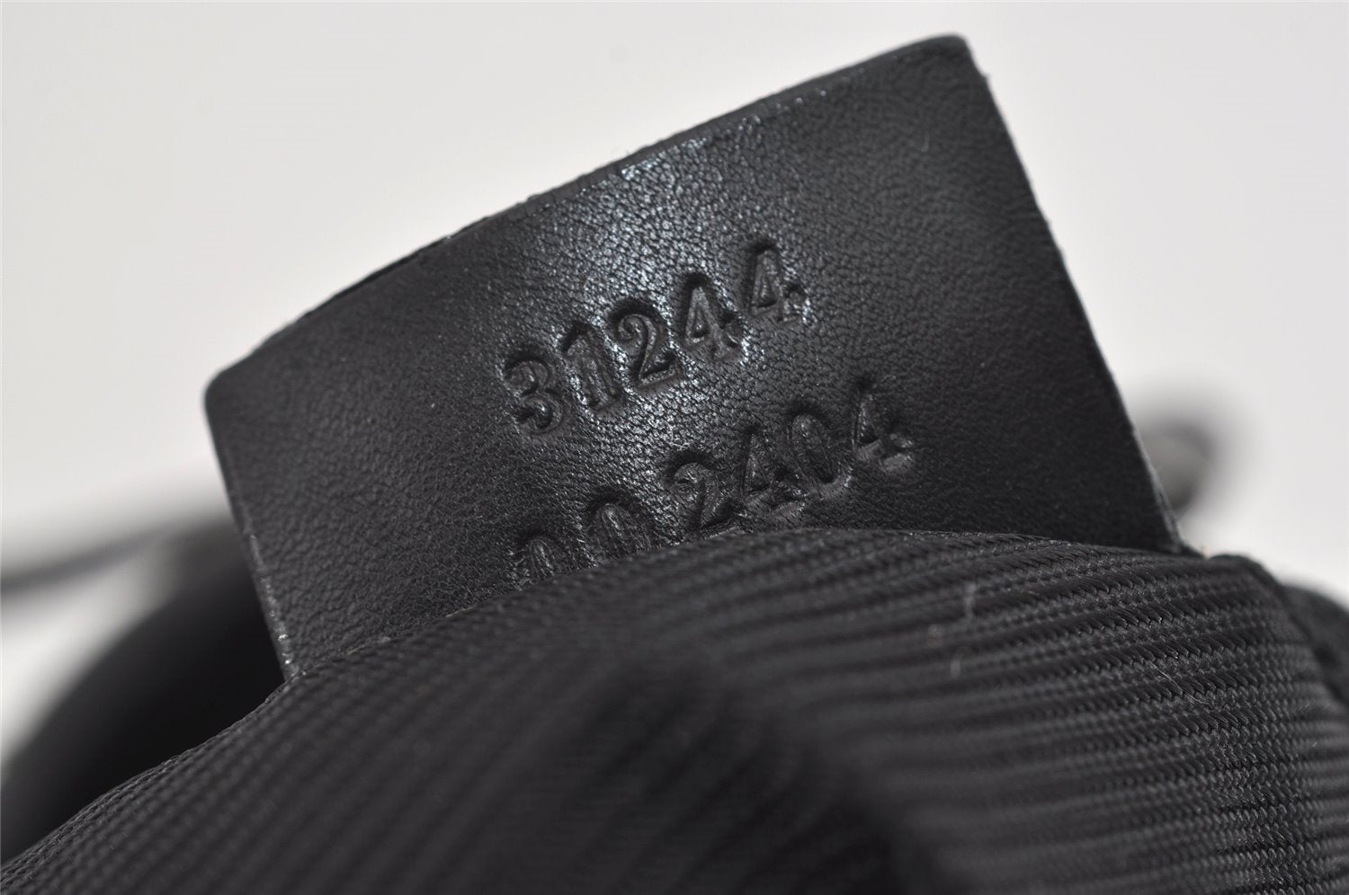 Authentic GUCCI Vintage Shoulder Tote Bag GG Canvas Leather 31244 Black 1012I