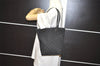 Authentic GUCCI Vintage Shoulder Tote Bag GG Canvas Leather 31244 Black 1012I