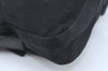 Authentic FENDI Mamma Baguette Shoulder Hand Bag Jersey Leather Black 1012J