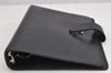 Authentic Louis Vuitton Epi Agenda MM Notebook Cover Black R20202 LV 1012K