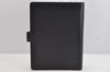 Authentic Louis Vuitton Epi Agenda MM Notebook Cover Black R20202 LV 1013K